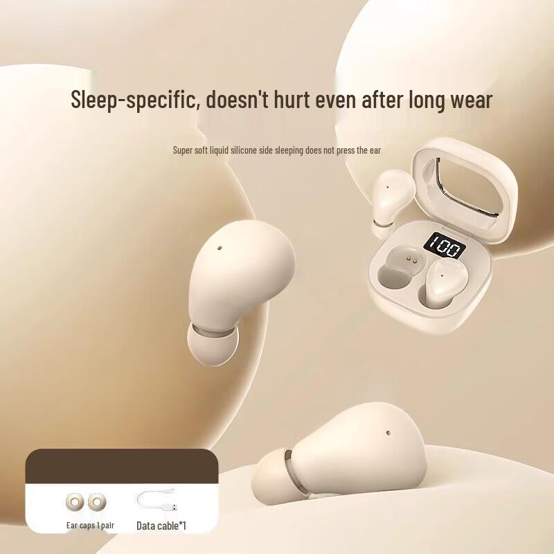 Auricolari Bluetooth EARISE SK19 Mini Invisibili con Cancellazione del Rumore per Dormire