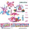 Compatible Lego Girls Series: Star Dream Paradise Building Blocks - Small Particle Interlocking Assembly Toys for Girls