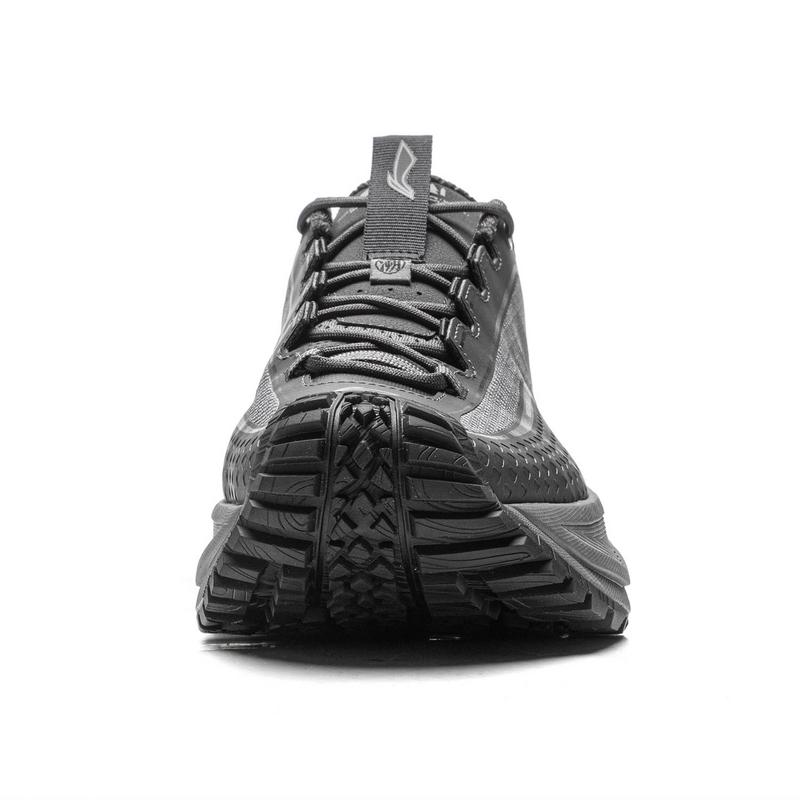Li Ning Outdoor CF Tracing, Xingchuan Cushioning Breathable Rebound Low top Hiking Shoes Unisex Obsidian Gray Elegance AHTV047-5