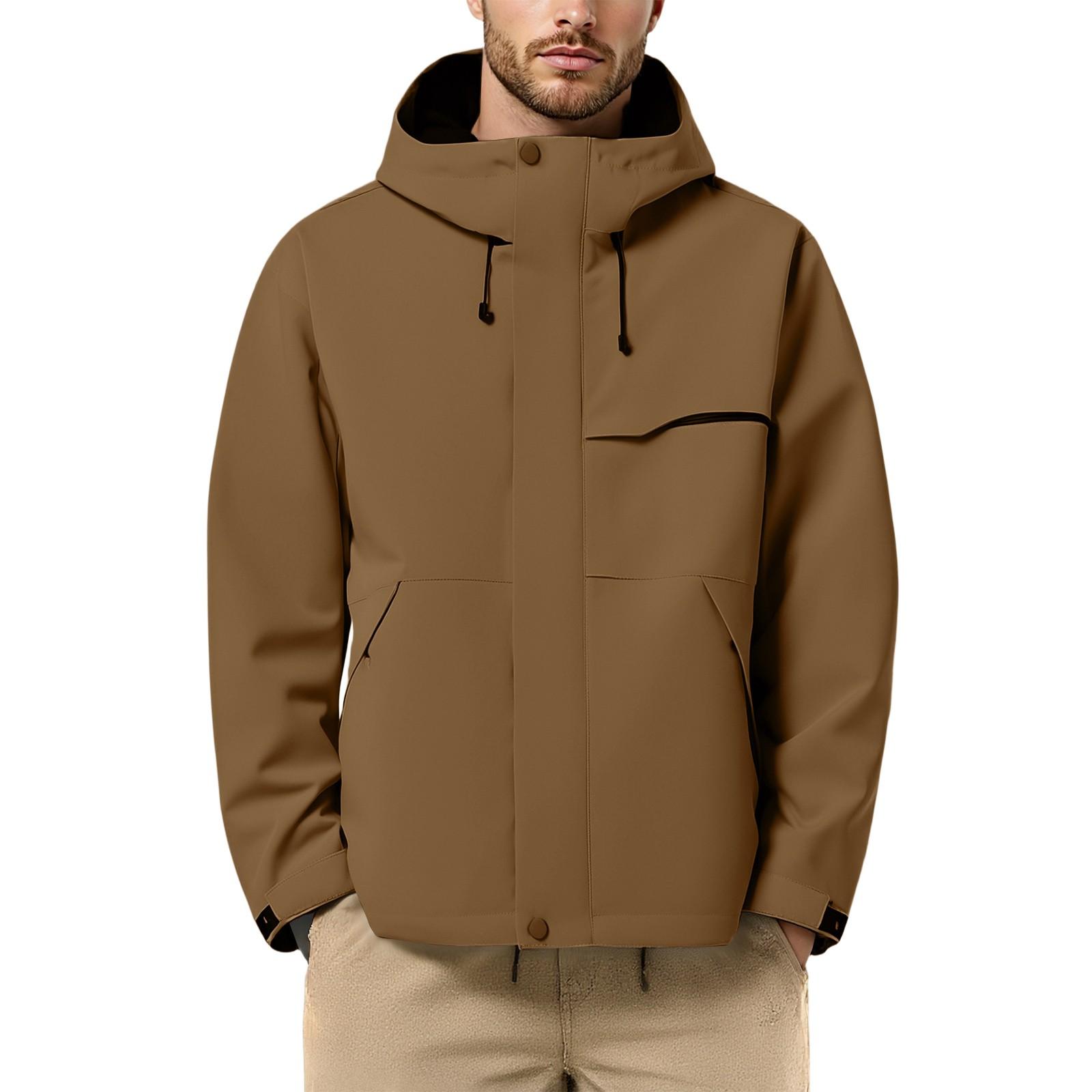 

Мужская повседневная свободная солнцезащитная одежда для улицы, куртка-пуховик L