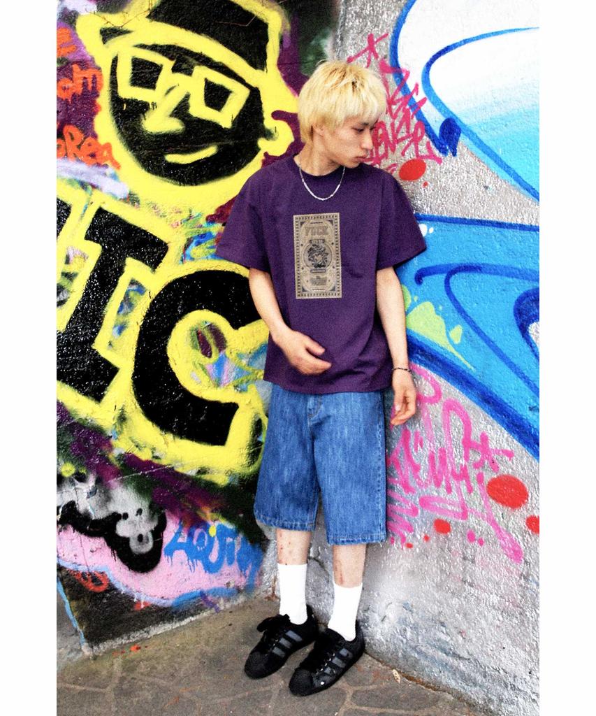 Ialeseuko Baggy Denim Shorts_Blue