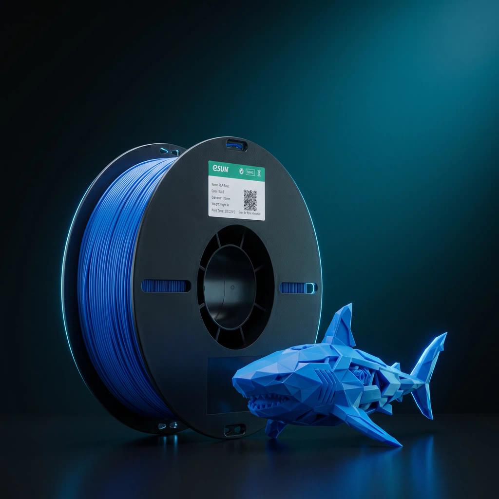 ESUN PLA 3D Printing Filament 1.75mm Light Grey FDM Plastic Rod 1KG 27 Colors Factory Quality Guarantee ROHS REACH