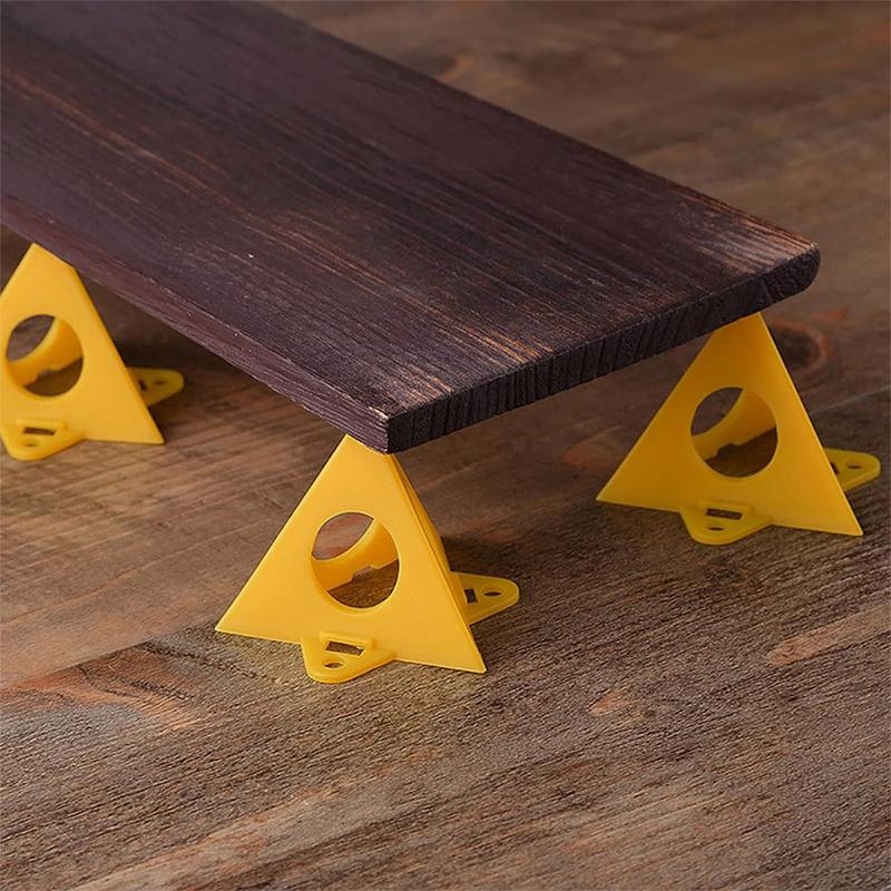 10/20/30 Pyramid-shaped Tripods, Triangular Brackets, Carpenters Paint and Paint Wooden Board Support Frame Foot Pads