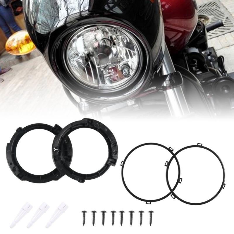 Verbesserter 7-Zoll-Rundscheinwerfer-Halterungsversteller Kunststoffgestell für 2007-2017 Auto-Scheinwerferzubehör