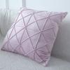 45cm Cushion Cover Modern Simple Soft Fluffy Pure White Plush Pillow Home Cushion Artificial Imitation Wool Pillow Cover