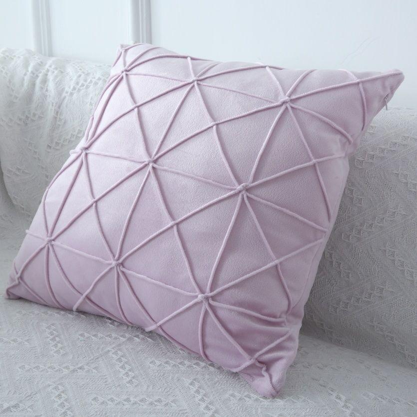 45cm Cushion Cover Modern Simple Soft Fluffy Pure White Plush Pillow Home Cushion Artificial Imitation Wool Pillow Cover
