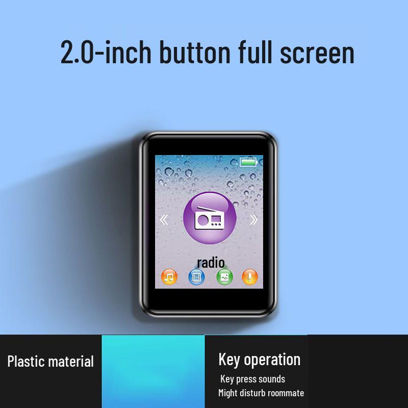 New Full Touch MP3/MP4 Bluetooth Music Player with External Speaker & English Word Lookup