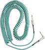 Fender Contour™ 30' Coiled Cable, Sherwood Green, 9.1m (for Guitars and Basses)