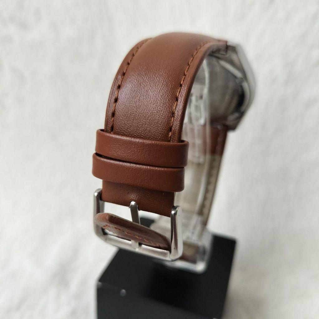 Used [New Belt Replaced! ] Paul Smith  Watch Brown Leather Gray Face