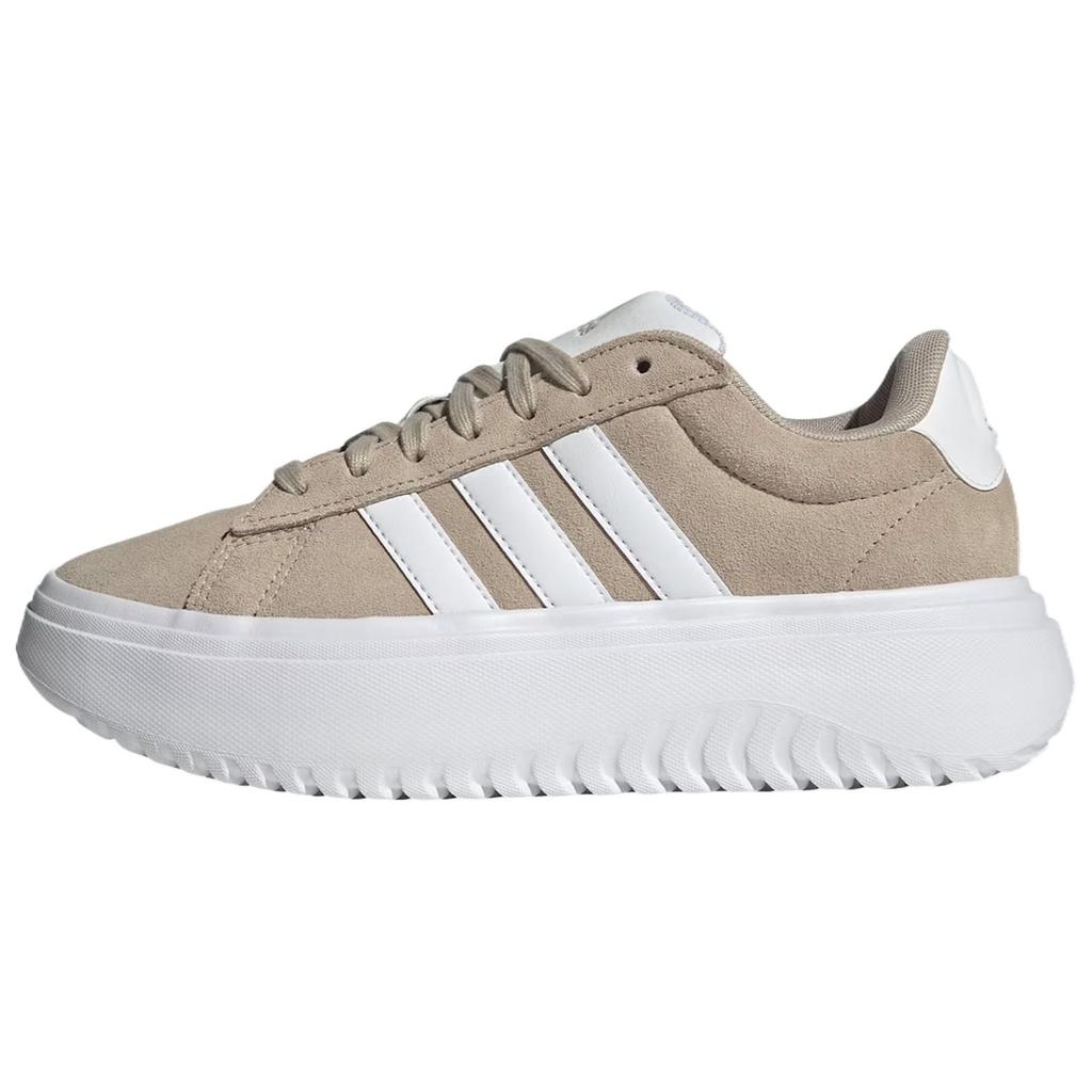Adidas Grand Court Platform Wonder Beżowe Damskie Sneakersy Kremowe Białe jak Chmura IH2408