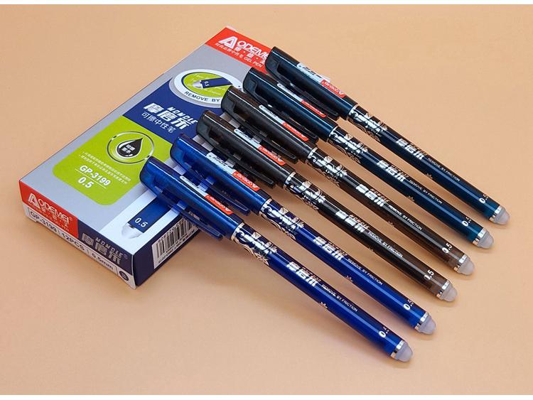 Aodemei Erasable Gel Pen, 0.38mm Needle Tip, for Office, Business & Student Use.