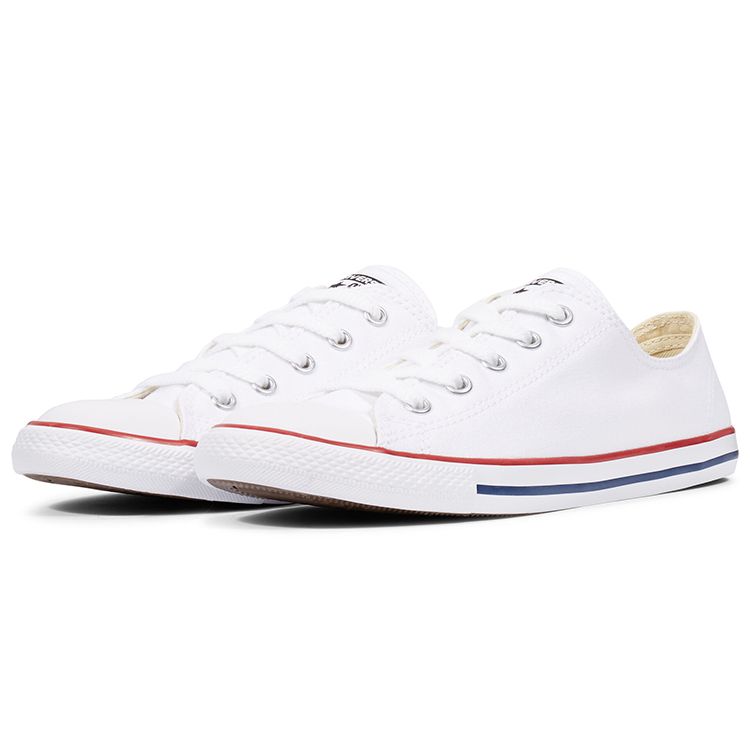 Converse Chuck Taylor All Star Low Lace-Up Canvas Shoes Women sneaker White 537204C