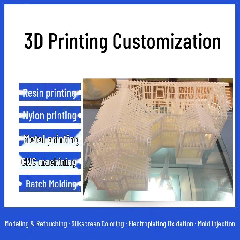 3D Printing Service for TPU and Silicone: Metal, Nylon, Transparent ABS Resin Replicas