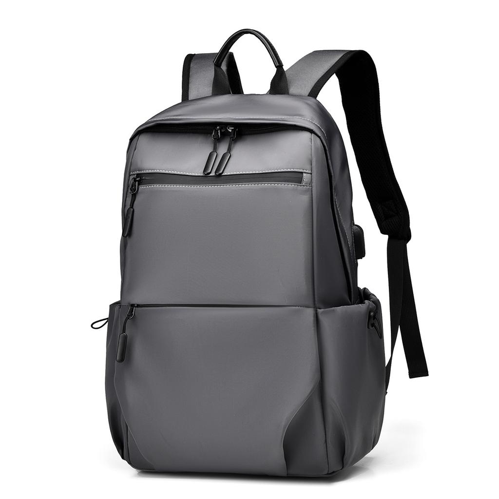 Lightweight Men's Backpack with Large Capacity for Middle and High School Students, Simple and Trendy Travel Computer Backpack