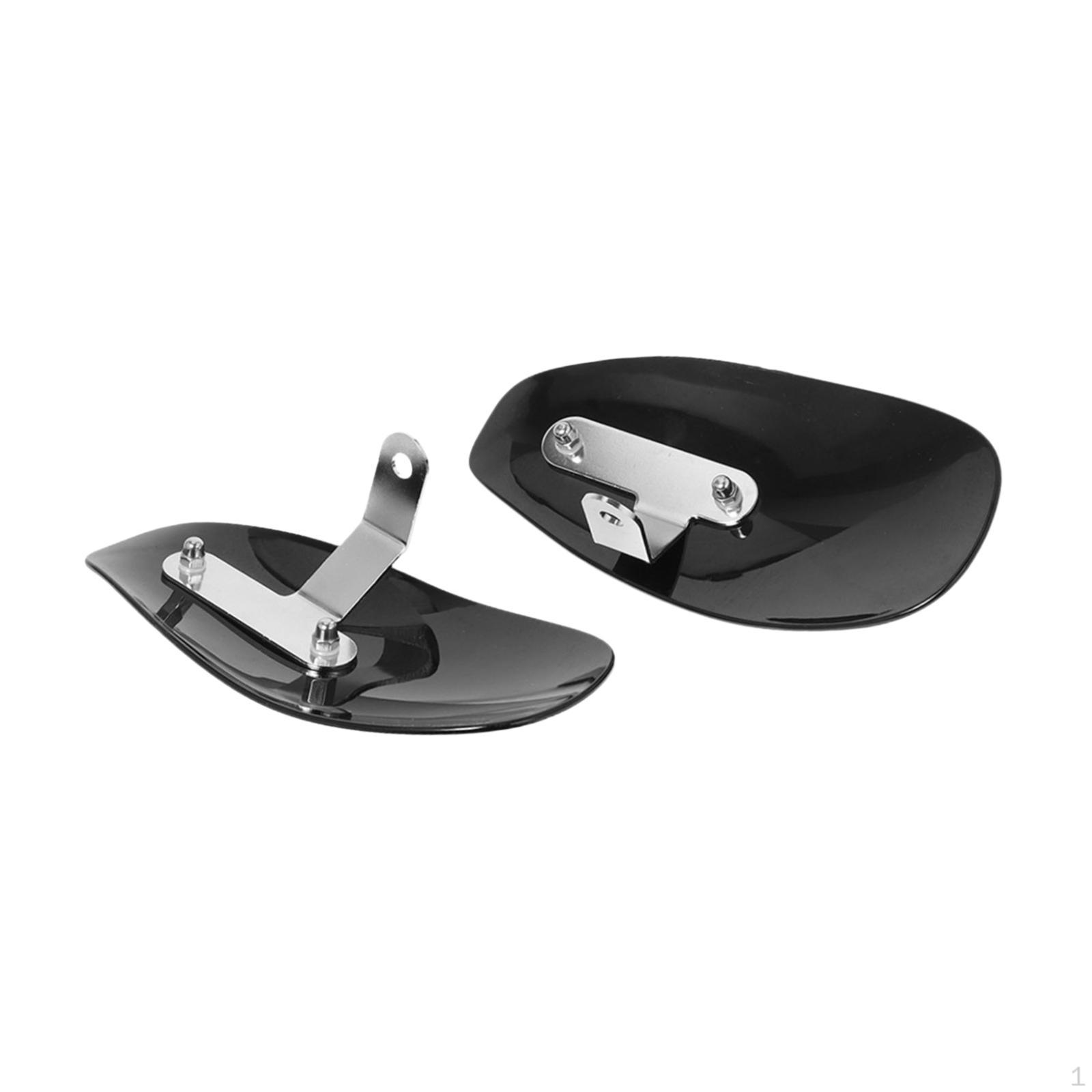 

2 шт. мотоциклетные защитные щитки для рук лобовое стекло премиум-класса сменный ветровой дефлектор Black