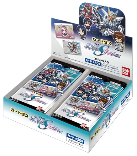 Мобильный костюм BANDAI Carddass Gundam SEED FREEDOM (пак) (коробка) 20 упаковок