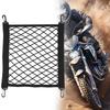 Motorcycle Helmet Net Bike Carrier Cargo Net With Hooks Adjustable Luggage Storage Tie Down Mesh Web For E-Vehicles Motorbike