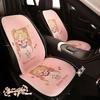 Beautiful Girls Universal Seat Cushion Covers Cute Breathable Four Seasons Comfortable Soft Pad Car Seat Protector