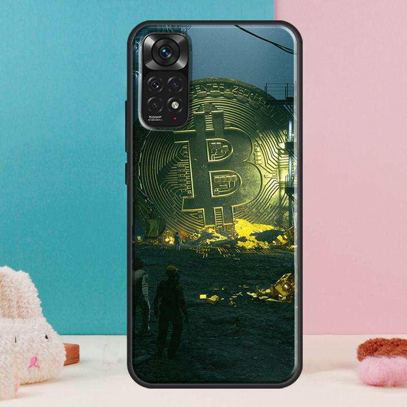 Bitcoin BTC Case For Xiaomi Redmi Note 14 12 11 9 10 13 Pro 9S 10S 11S 12S Redmi 13C 10C 12C 14C Cover