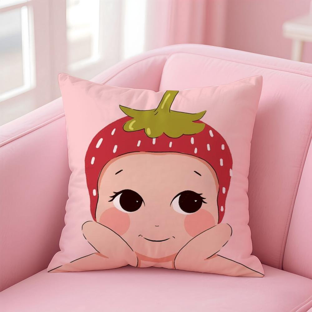 Cartoon Hot S-Sonny AngelS Cushion Cover Comfortable Reversible Pillow Cover Ideal for Car Sofa Bedroom & Beyond