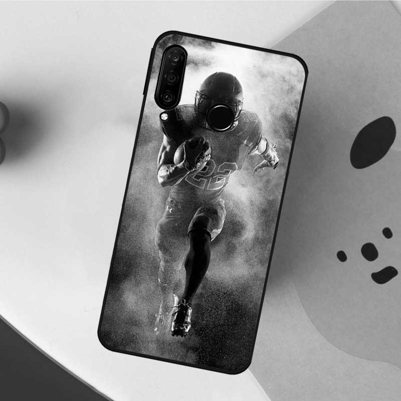 American Football Sport For Huawei Nova 7i 8i 11i 12i 12s Y73 Y70 Y90 Y60 Y72 Y61 Y91 9 10 SE P40 Lite P30 Pro Case