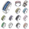 Ring retro women's multi-color optional ring jewelry creative accessories women's models