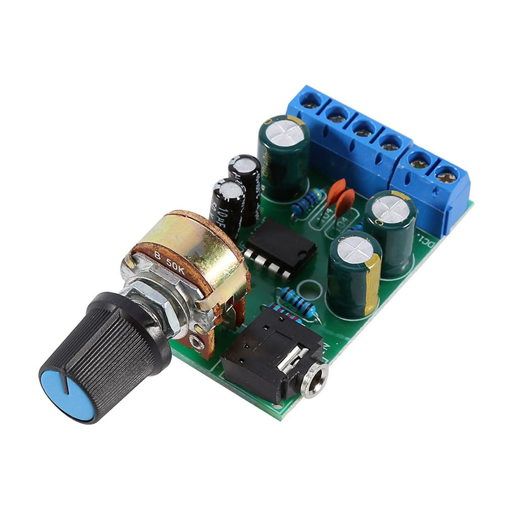 DC1.8 12V TDA2822M Amplifier 2 Channels Stereo 3.5mm AUX Audio Amp Board Module