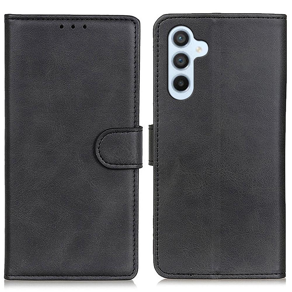 For Samsung Galaxy A36 5G Stand Wallet Case Cowhide Texture Leather Phone Cover