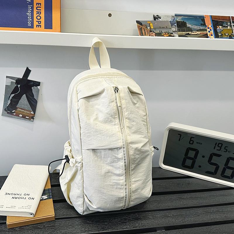 2-in-1 one-shoulder, double-shoulder backpack, chest bag, waterproof, wear-resistant, simple, solid color outdoor commuter bag, high value