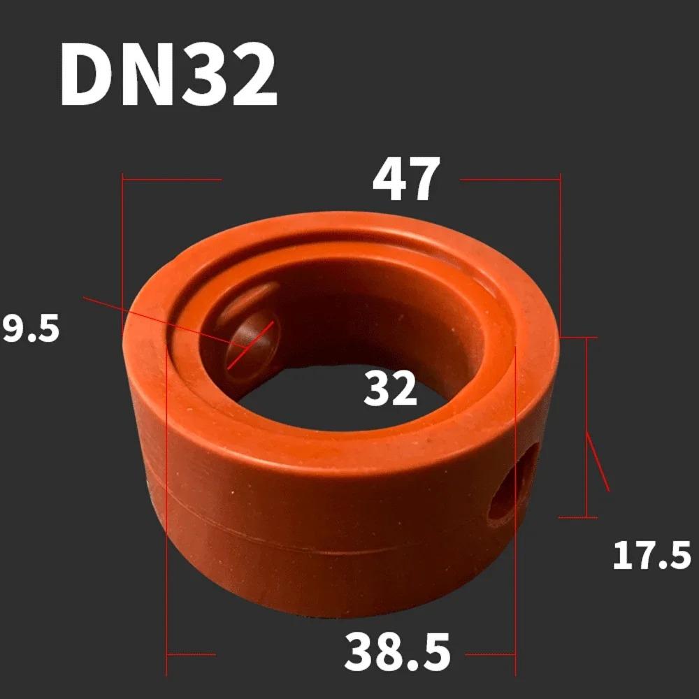 Red 29/38/63/76/89mm DN22/25/32/40/50/65/80/100/125/150VQM Food Grade Sanitary Slicone Seal Gasket Butterfly Valve Homebrew