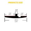 Car Rubber 10FT Rear Front Windshield Panel Seal Strip Sealed Moulding Trim EOA
