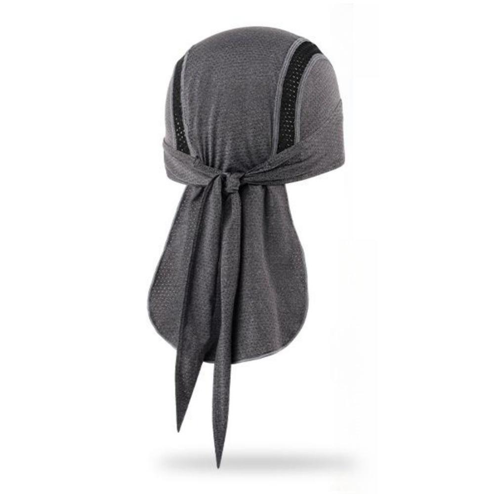 

Мужской платок на голову, носовой платок, головной убор, уличный дюраг, пиратская шляпа, подкладка для мотоциклетного шлема, дышащие, быстросохнущие спортивные шапки серый