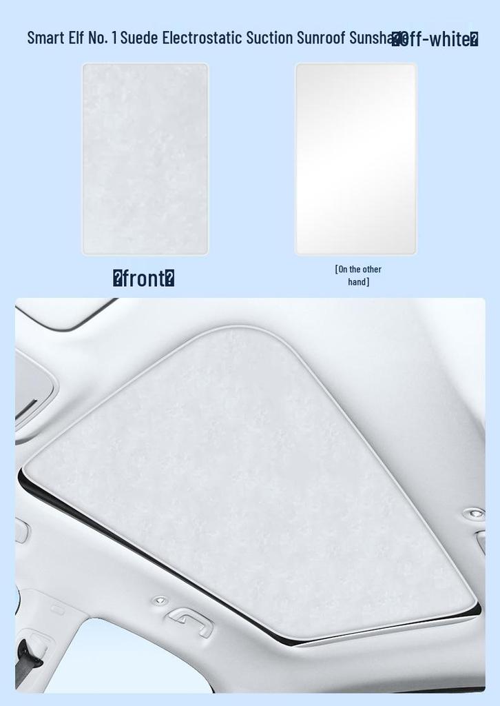 Electrostatic Sunroof Sunshade for Mercedes-Benz SMART FORFOUR 135