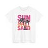 Beach Vibes T-Shirt | Summer Ocean Waves Tee | Retro Sun Salt Sand Shirt