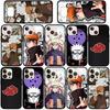 For Samsung Galaxy S25 S24 S23 S22 Ultra FE Plus A37 A57 A56 A55 A06 A16 A15 A36 A26 A35 A05 A25 A54 A34 Phone Case Cartoon Pain Akatsuki Naruto Cover
