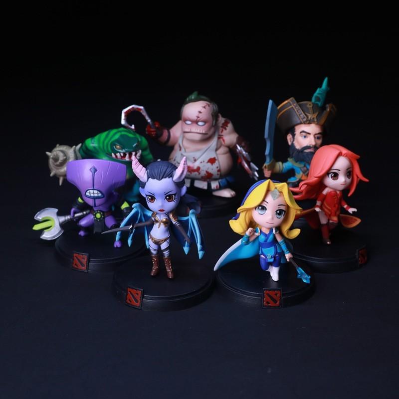 WOW DOTA 2 Game Figure Kunkka Lina Pudge Queen Tidehunter CM FV Action Figures PVC Collection Dota2 Toys