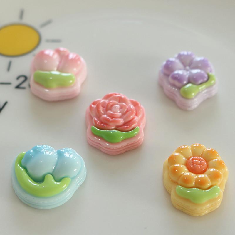 Handgefertigte Nähprodukte Harzblumendekoration DIY Handwerkskunst Dekoration Schmuck Handyhülle