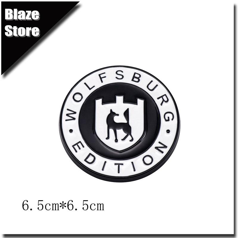 3D Metall Auto Karosserie Kühlergrill Plakette WOLFSBURG EDITION Emblem Auto Aufkleber Für Polo Golf Santana Passat Käfer Touareg