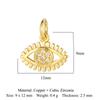 Trendy Brass Cubic Zirconia Life Tree Crown Charm Women Fish Paw Cow Pendant DIY Jewelry Bracelet Earring