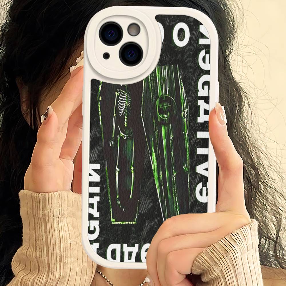Rock Band T-Type O Negative Music For IPhone 16 15 14 16E 13 12 11 Pro Max Plus Phone Leather Case