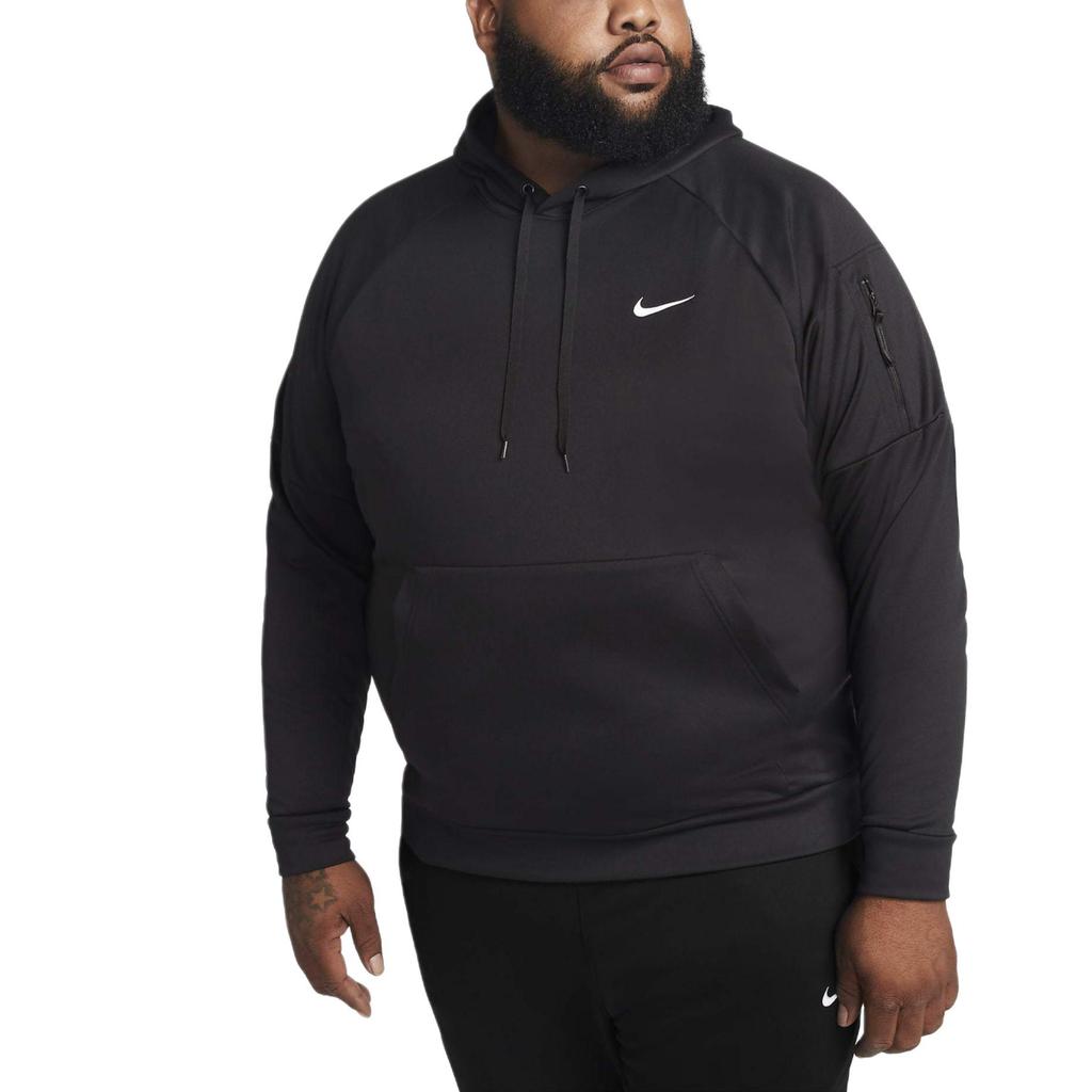 Nike Therma Solid Logo Hoodie Men Hoodie Black DQ4834-010