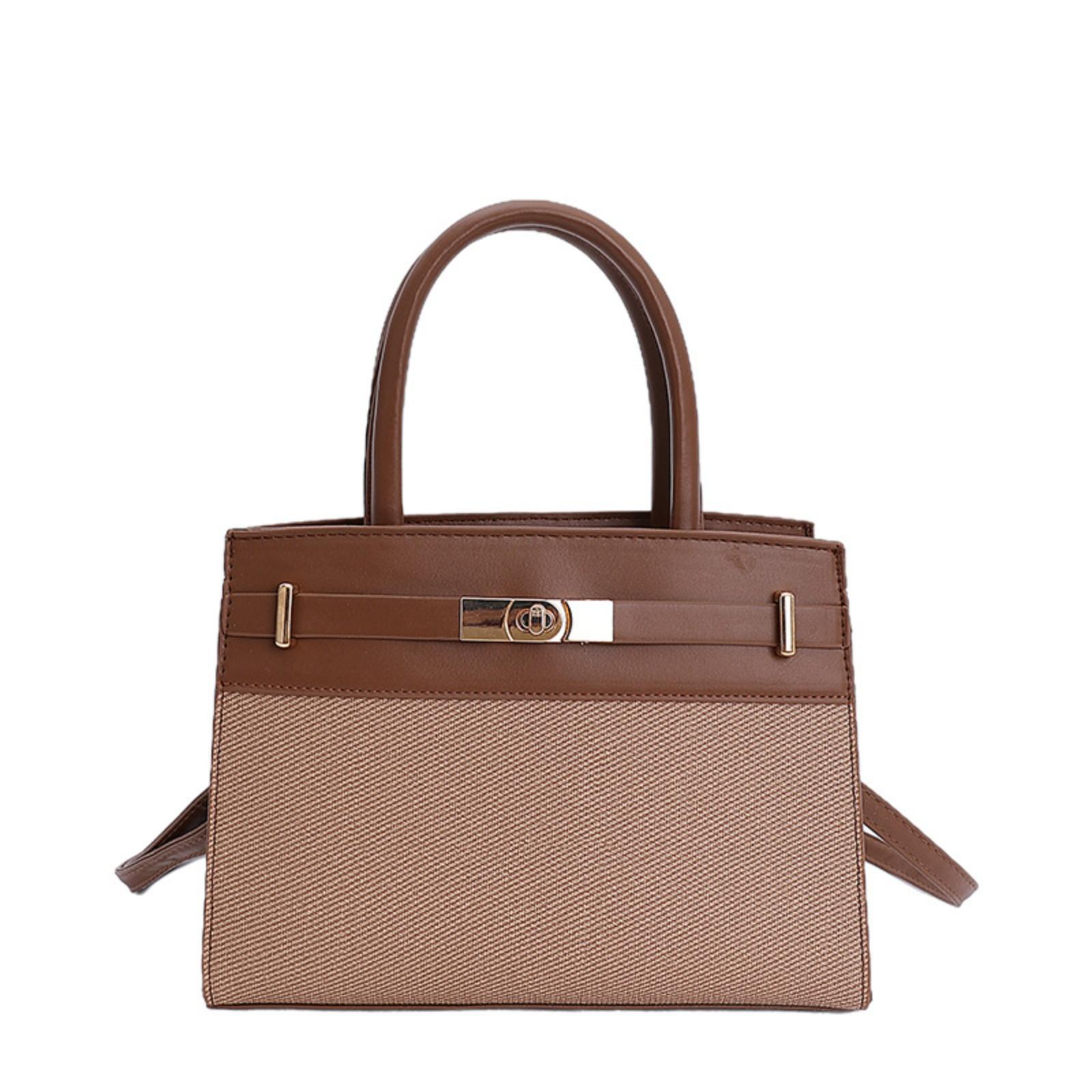 

Fashionable Soft Leather High-end Bag, Small Crossbody Handbag For Commuters One Size коричневый