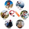 Outdoor Camping Hiking Whistle with Lanyard Rope Plastic Survival Emergency Tool