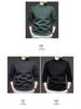 Men's Autumn/Winter Chenille Knit Half-High Neck Velvet-Enhanced Base Layer Sweater