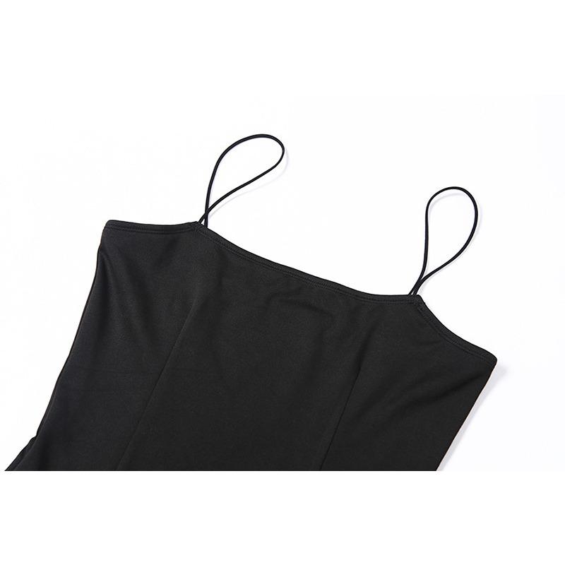 Women's Summer Halter One Neck Slim Backless Sexy Split Dresses