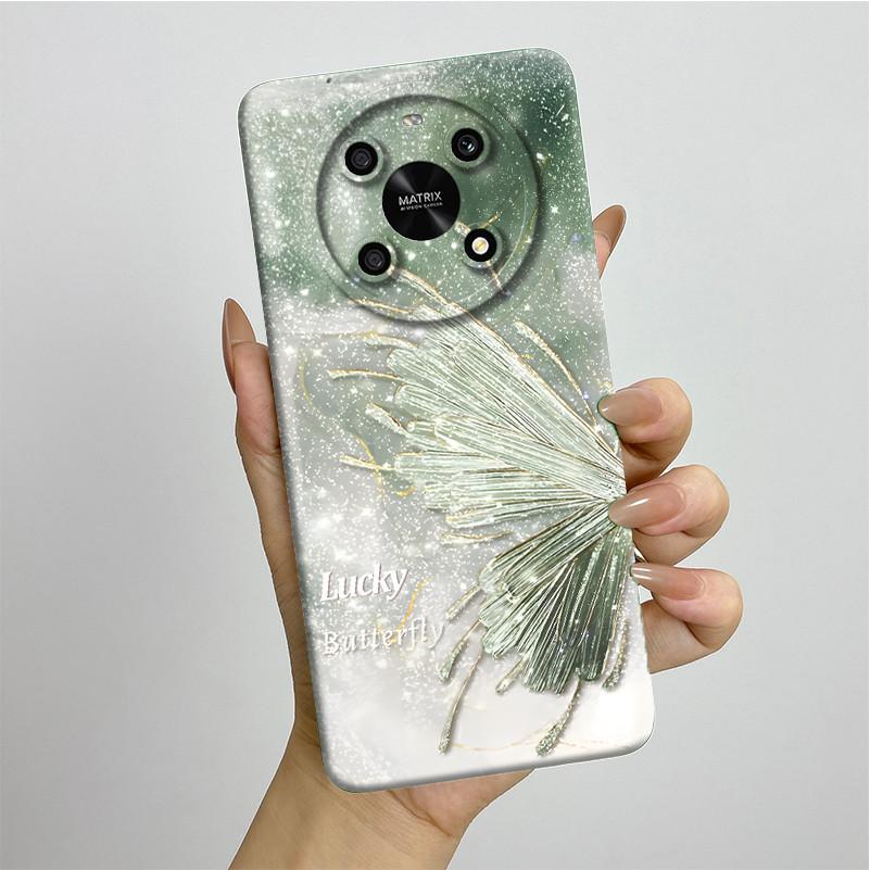 For Honor X9 4G 5G / Magic 4 Lite 4G 5G Phone Case ANY-NX1 LX1 LX2 LX3 Soft Silicone Sweet Painted Cover Cute Printed Casing
