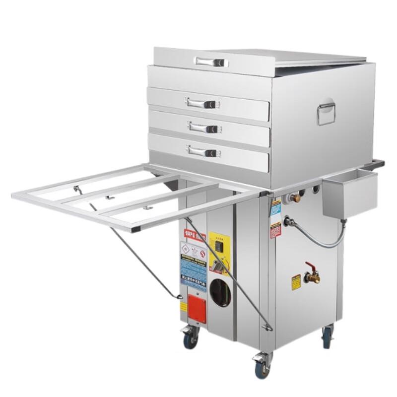 Yingbai Commercial Gas Rice Noodle Roll Steamer