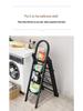 Multi-Functional Folding A-Frame Ladder and Drying Rack - Telescopic, Thickened Carbon Steel, No-Installation Required