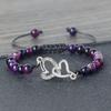 Double Heart Bracelet For Women Couple Matching Love Adjustable Chain Jewelry Romantic Anniversary Valentine's Day Present Gifts