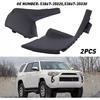 1 Paar Scheibenwischer-Kasten Seitenabdeckung Zierleiste Kompatibel für Toyota 4 Runner 2010-2023, 53867-35020 53866-35030 Kotflügel zum Wischerkasten Haubenseite Dichtung